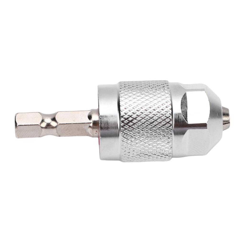 Keyless Drill Chuck Bit 1Celsius4in Hex Shank Conversion Tool 1.5-6.5mm Quick Screw Driver Drill Adapter Detachable Lightweight for 3 Jaw Electric  