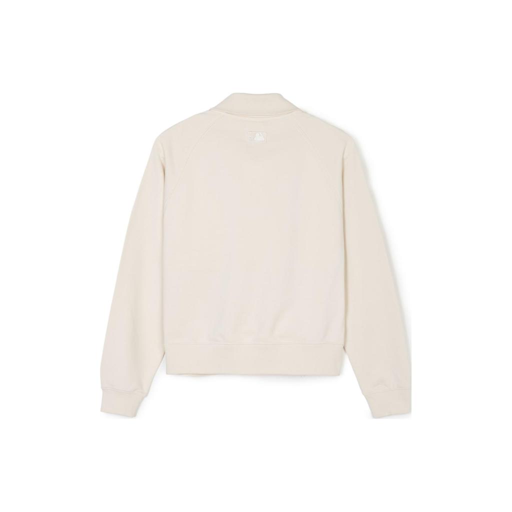 New MLB SS24 Sweatshirt Women's Cream 3FMTB0341-43CRD