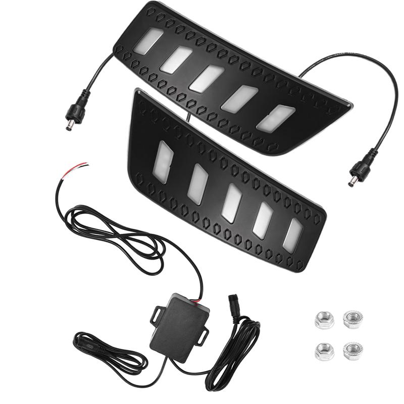 

LED Daytime Running Light DRL Day Light Fog Lamp 1 Pair Front Grill Lamp For Ford Ranger 2012-2014 Car Accessories