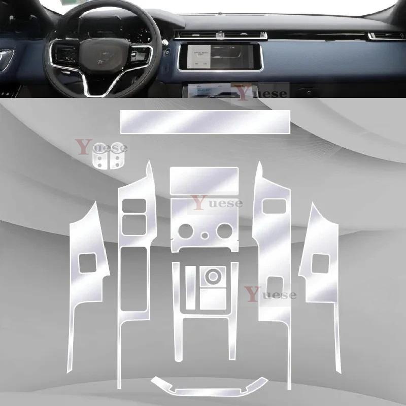 Auto Innenraum Mittelkonsole Transparentes TPU Schutzfolie Anti-Kratzer Folie Aufkleber Für Land Range Rover Velar -