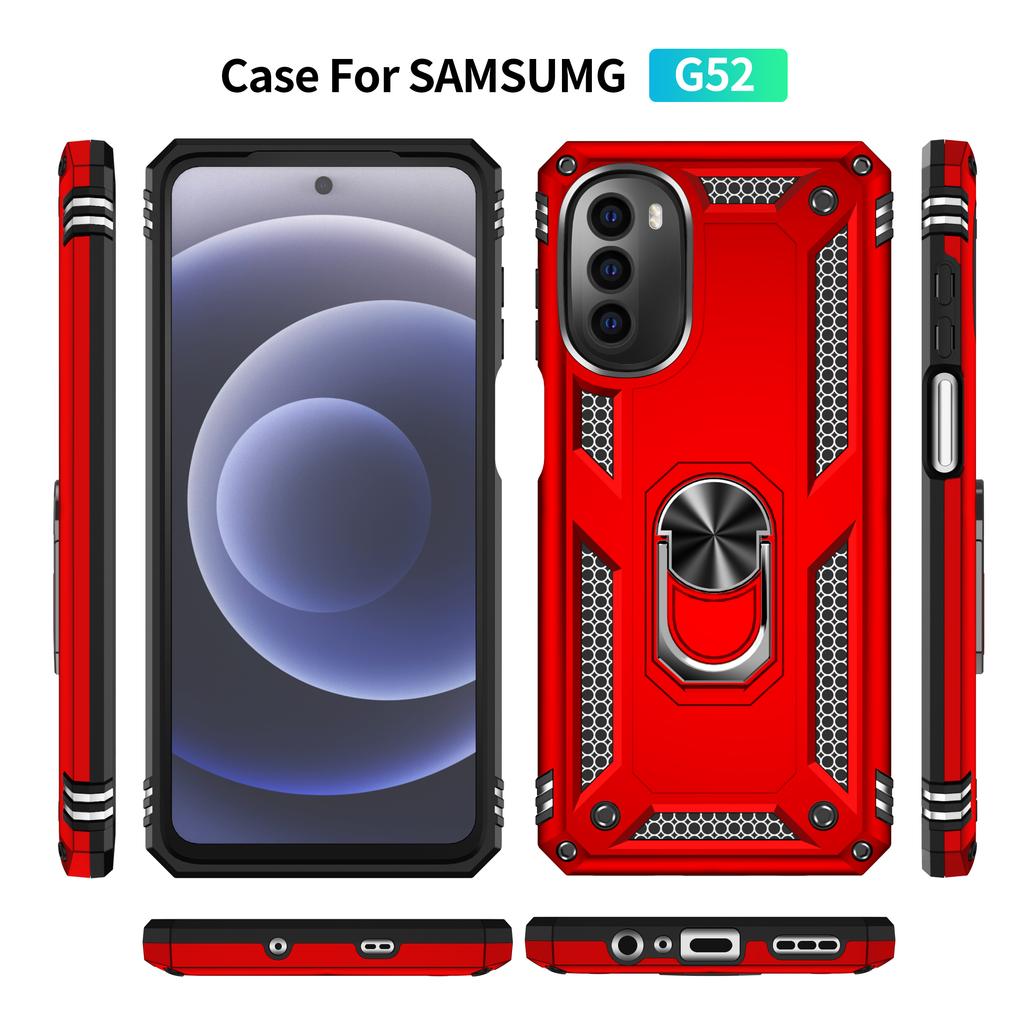 Magnetic Car Ring Holder Phone Cover For Motorola Moto G52 G22 G71 G51 G31 G41 Case Moto G 52 22 71 51 31 41 Funda Coque Capa