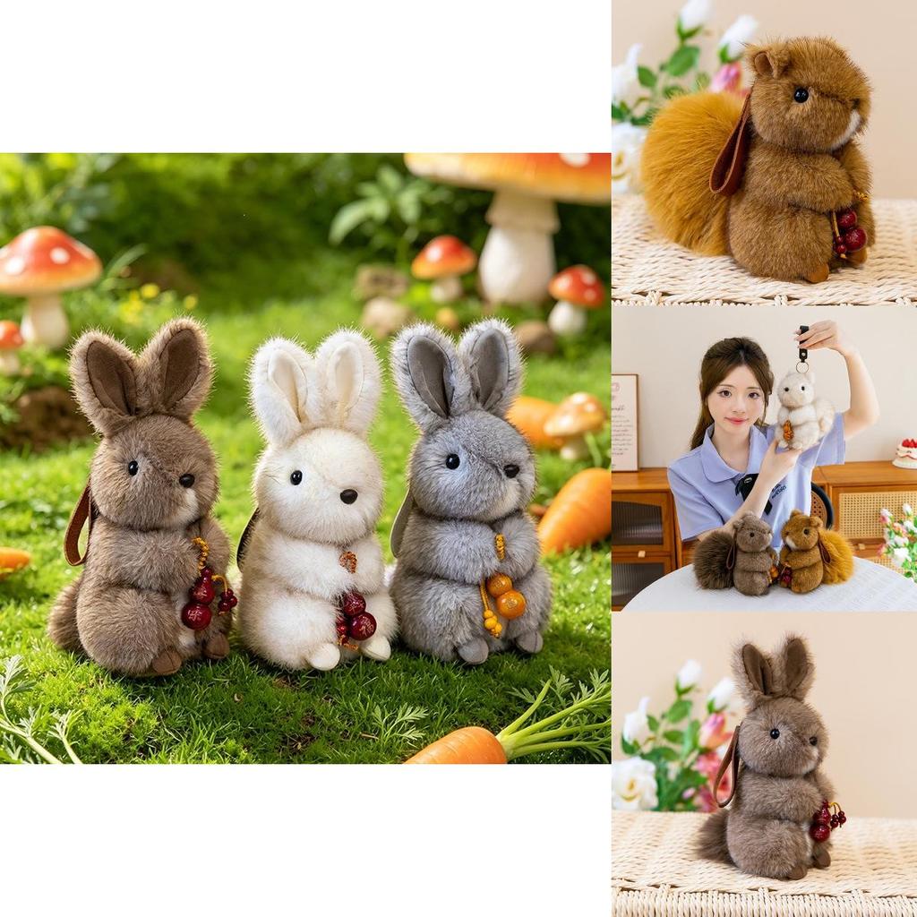 Plush Bunny Toy Collectors Edition With Polyester Material For Kids Gift Decor