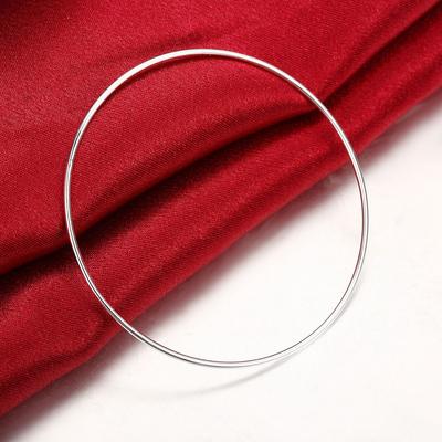 Bracelet Jonc Simple Cercle Plaqué Cuivre Mode Bracelet Cuivré Pour Femmes Bijoux Unisexe Pour Amoureux Livraison Directe B123