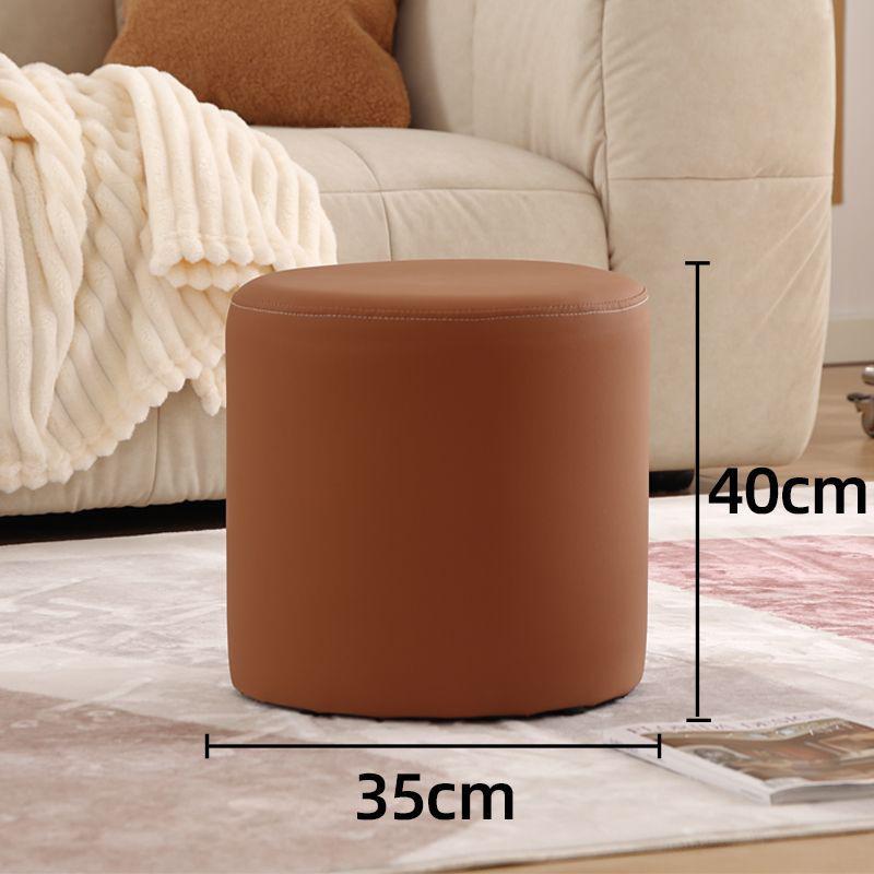 Wooden Ottomans Living Room Nordic Vanity Stool Modern Low Step Stools Office Decorative Ottoman Pouf Aesthetic Room Furnitures