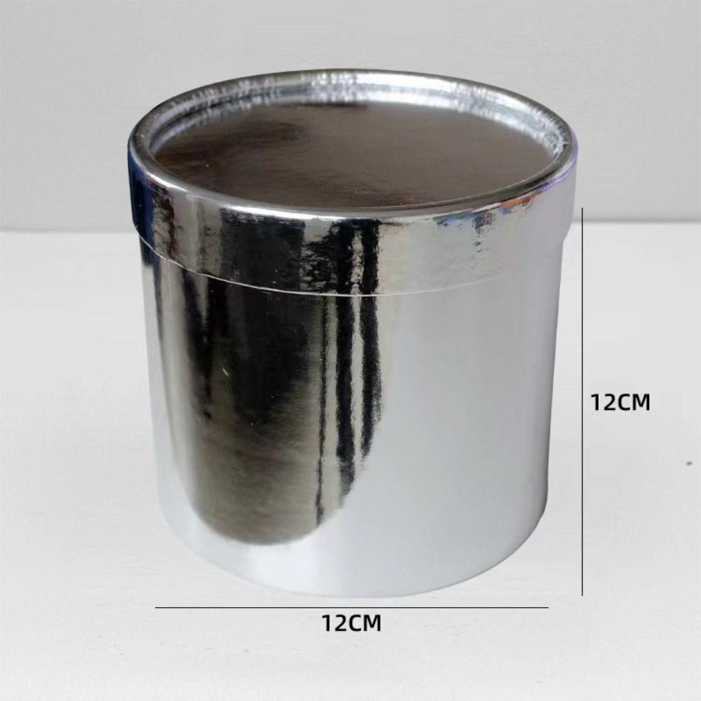 Round Flower Gift Box Hand-held Cardboard Bouquet Packaging Decoration Case Wedding Party Flower Arrangement Bucket