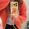 Cartoon Jellycat Carrot Bear iPhone 17, 16 Pro Max, 15, 14 Case for Women