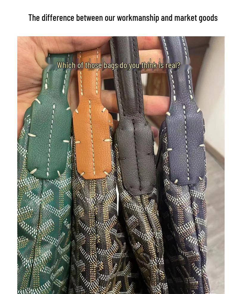 Guangzhou High-End Hobo Hundezahn Leder Schultertasche - Echtes Rindsleder, Große Kapazität Tote für Damen.