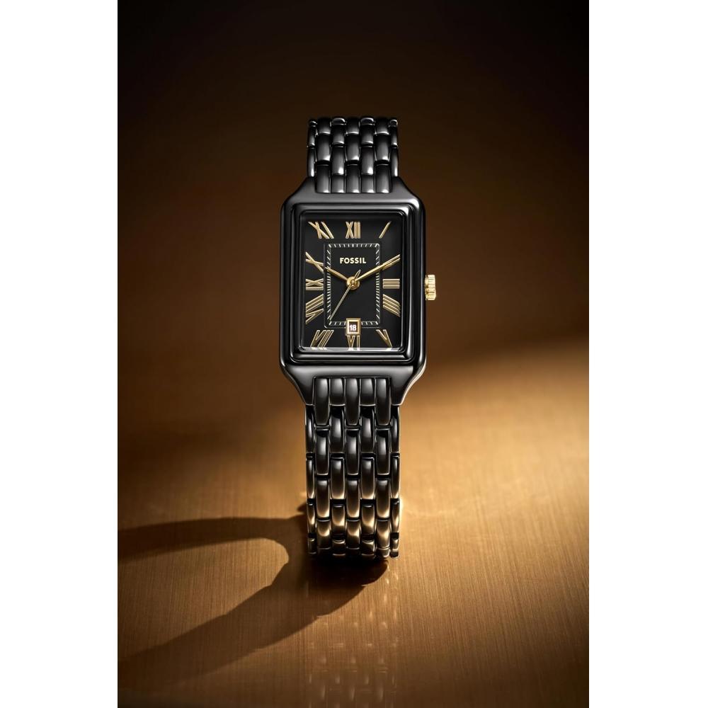 FoSSil ES5385 Women S Black Black ES5385 Raquel Watch