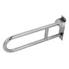 Flip Up Bathroom Grab Bar Stainless Steel Ergonomics 90 Degrees  Vertical Rotation Wall Mount Toilet