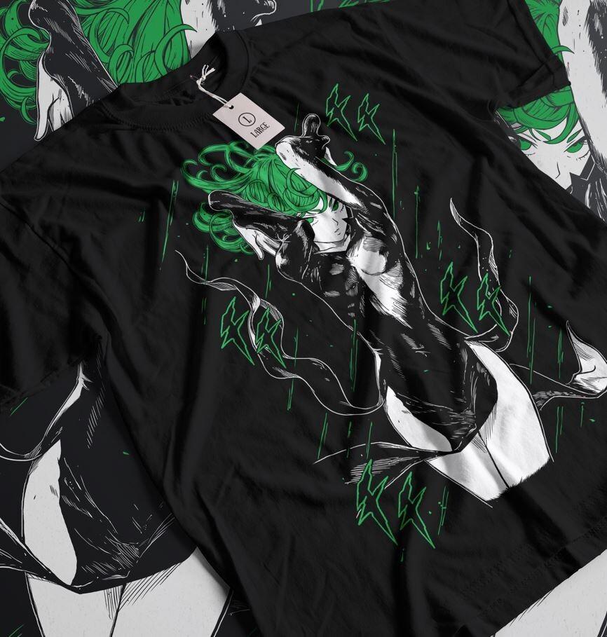 

T-shirt Tatsumaki One punch homme anime manga méchant Kawaii drôle cadeau chemis 2XL