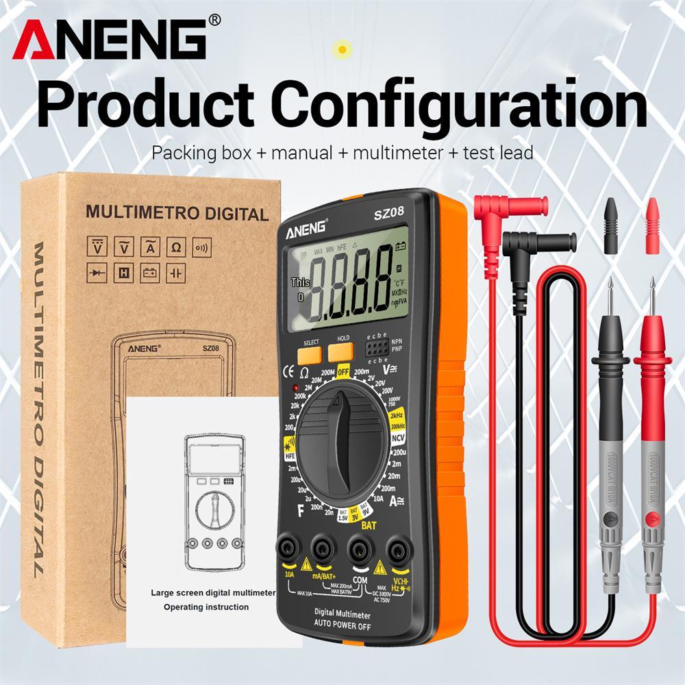 ANENG SZ08 Precision Digital Multimeter for Electrician Maintenance