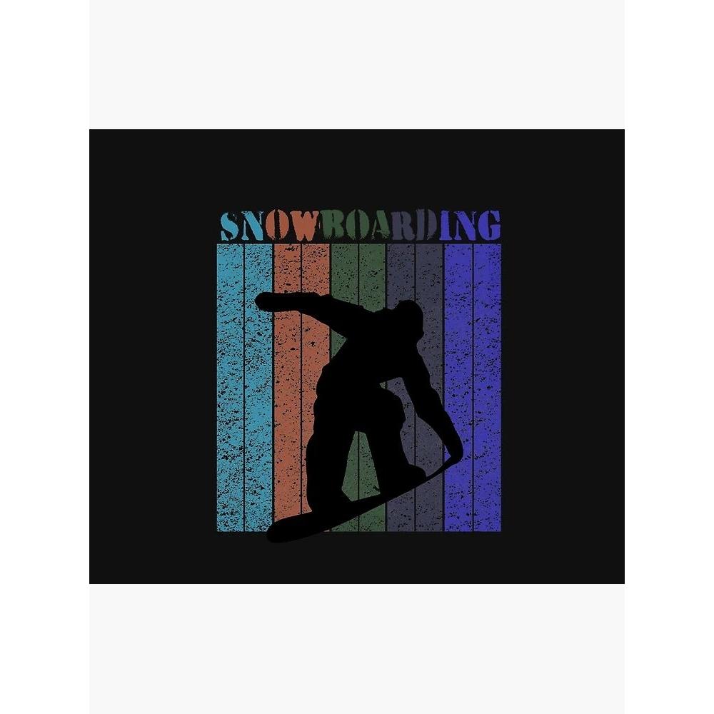 Retro Vintage Snowboard Tapestry Gift for a Snowboarder 75x100