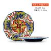 European-style Creative Hand-painted Ceramic Tableware Irregular Western Food Plate Fashion Household Plate Bowl Set Steak Plate