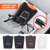 Car Eyeglass Clip Sun Visor Glasses Storage Card Ticket Holder For Mercedes Benz AMG A B C E S G Class A180 CLK CLA GLE GLC W212