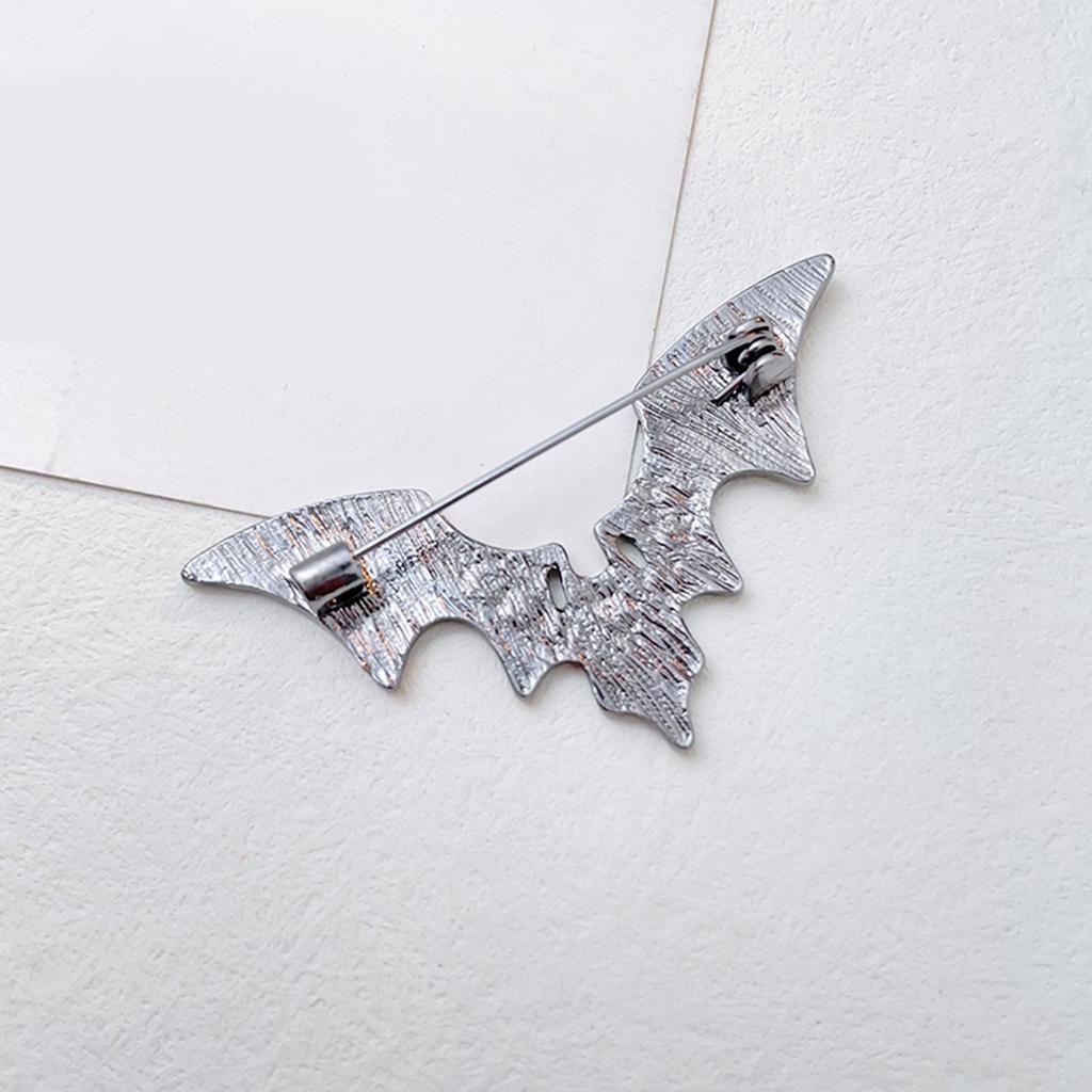 Modischer Raffinierter Fledermausflügel-Anstecker mit Tropföl-Designs Kontrast-Accessoire für Partyzubehör Kostüme