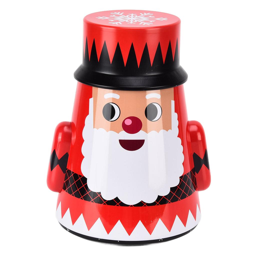 Weihnachts-Süßigkeiten-Eisenbox Stehaufmännchen-Design Weihnachtsmann Schneemann Süßigkeitendosen AufbewahrungsboxWeihnachtsmann