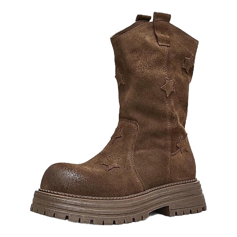 Teenmix Women s Winter Mid-Calf Boots 40