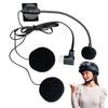 Motorcycle Helmet Speaker | Motorcycle Headphones | Waterproof Type-C Connection, Noise Reducing Microphone for Streaming Studio Video
