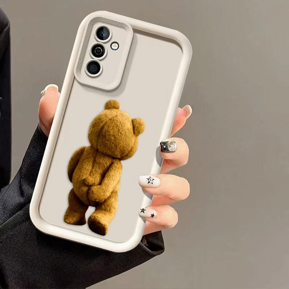Cartoon Bear T-Teddy Cover Phone Case For Oneplus 8T 9R 10R 11 12 13 13T 15 NORD ACE CE 2 3 4 5 6 LITE Silicone Case DIY Shell Oneplus12