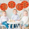 Leinuosen Basketball Paper Lanterns 8 Inch Basketball Party Decorations Hanging Paper Lanterns Basketball Sport Decor for Boys and Girls Basketball