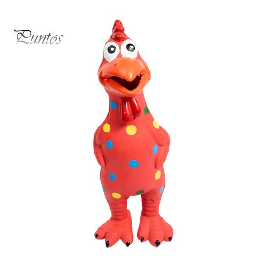 Dog Toy Pet Screaming Chicken Squeeze Sound Chew Latex Chewing Training Supplies