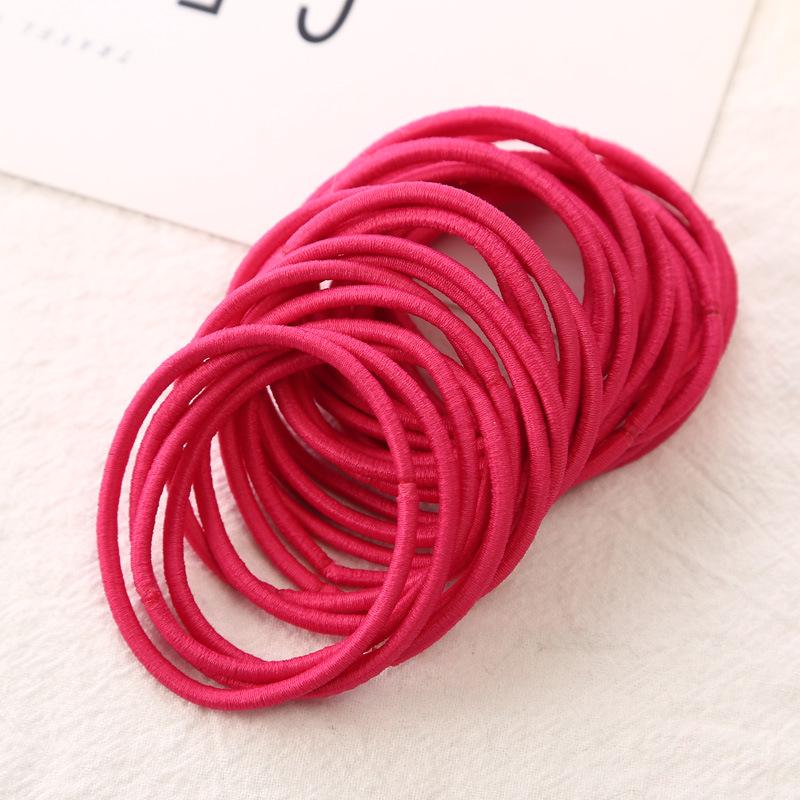 Korean Double-Strand Thin Rubber Band Hair Ties - Small Accessories