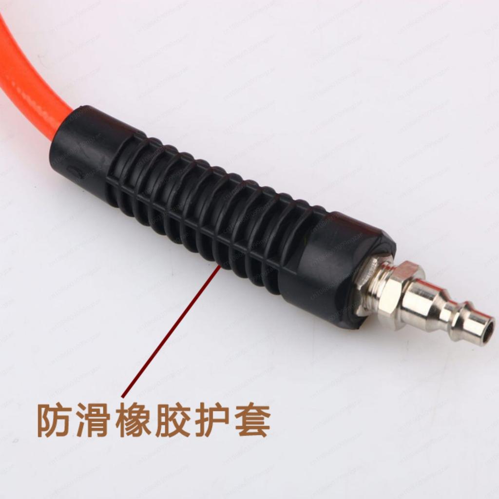 6 Meter Air Hose Kit for Tire Inflator, with US Style Quick Connect Coupler, Heavy Duty Pump Accessory Set