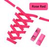Colorful Magnetic Lock Shoelaces without ties Elastic Laces Sneakers No Tie Shoe laces Kids Adult Wide Shoelace Shoe Accessories