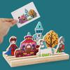 Wooden Childrens Castle Prince Puzzles With Color Recognition And Matching For Early Education Playset