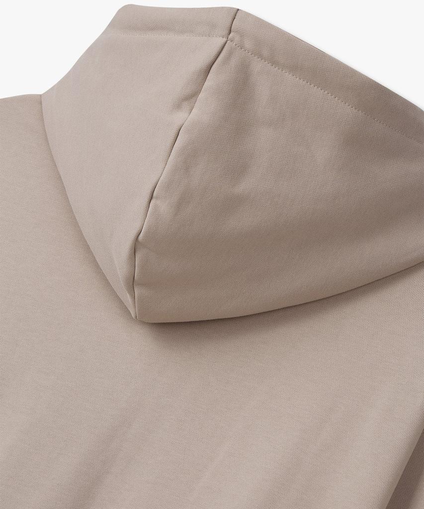Armani Exchange Men'S Embroidered Logo Stretch Hoodie Sweatshirt_Beige A414331016