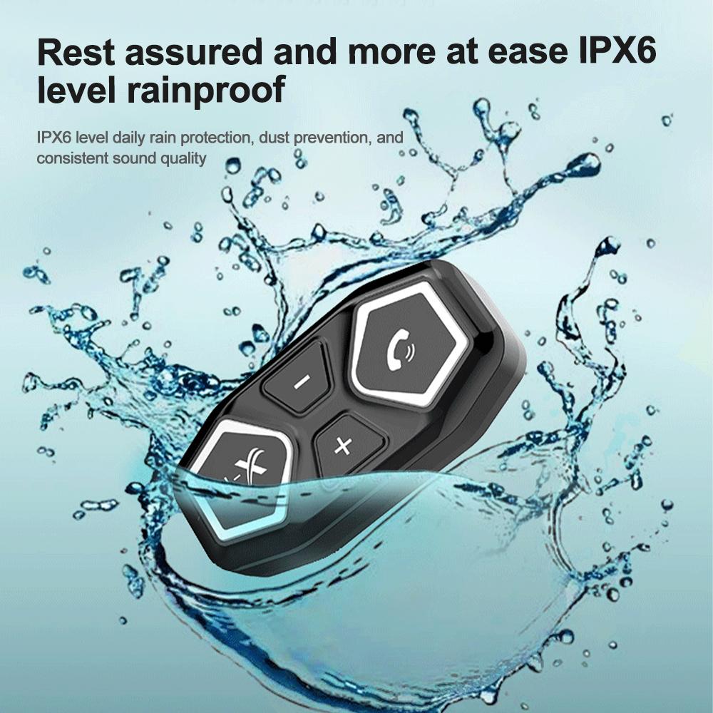 X11 Bluetooth Motosiklet Kaskı Kulaklığı Su Geçirmez 1200mAh Kablosuz Kulaklık Eller Serbest Çağrı Gürültü Azaltma Motosiklet Kulaklığı