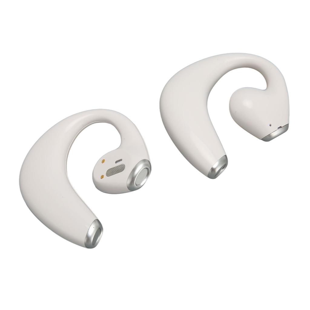 Language Translator Earbuds Smart Noise Reduction Supports 144 Languages Bluetooth 5.3 Translator Earphones White