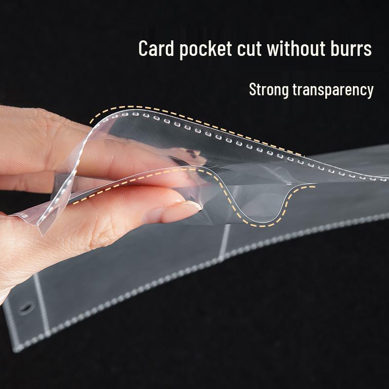 Transparent A4 and A5 Card Album Refills: 4-Pocket, 9-Pocket, 4-Inch Photo Pages
