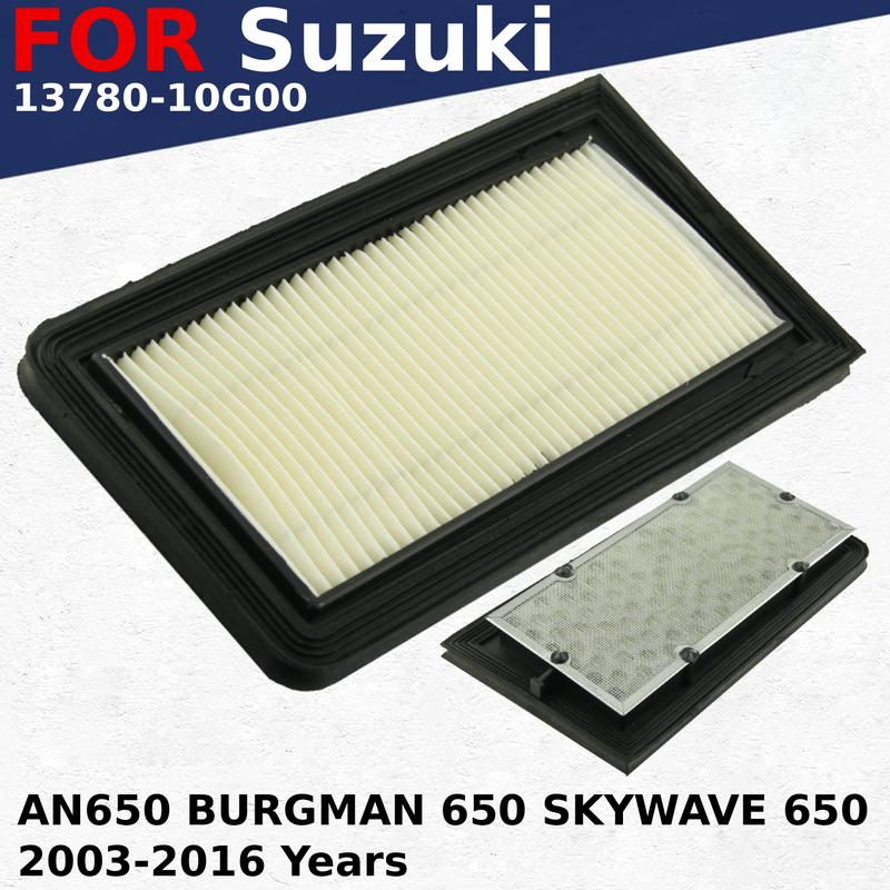 Motorcycle Parts Air Filter Cleaner Intake Cleaning Element System For Suzuki AN650 BURGMAN 650 SKYWAVE 650 2003-2016 Years 1378