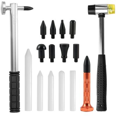 A Set of Hammers with Knockdowns for Removing Dents