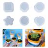 Handmade Succulent Planter Flowerpot Silicone Mold Concrete Plant Flower Pot Epoxy Resin Mold DIY Candle Holder Mould