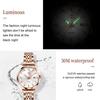 OLEVS Women's Quartz Watch, Cute Simple Dial, Easy-to-Read Date Display, Luminous, Waterproof, Valentine's Day Gift, White