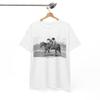 T-shirt Conducteur Désigné Graphique Vintage Cheval et Chien Campagne Unisexe Marque Nouvelle T-shirt Unisexe