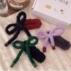 Plush Bow Hair Clip Large Duckbill Clip New Hair Accessory Fashion Women Hair Styling Barrette Elegant Headwear Hair Decoration