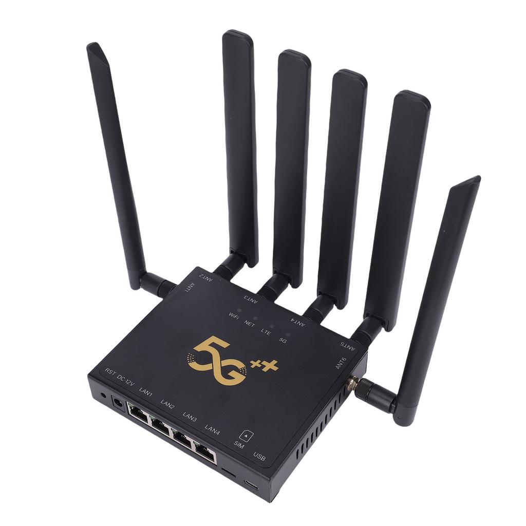 WiFi 6 5G Router 6 Antennas Dual Band Gigabit Wireless Router for Home SIM Card Slot