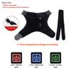 Electric Heated Shoulder Brace Wrap 3 Heat Levels Heating Pad Pain Relief Support Belt Strap Arm Shoulder Massage For Men&Women