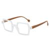 Fashion Square Frame Reading Glasses for Men Women New Style Anti-blue Light Far Sight Eyewear Vintage Presbyopia0+1.0 +1.5 +4.0