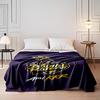 Kolkata Knight Riders Logo Blanket print blanket soft and cozy perfect for the living room bed sofa or a nap,gift
