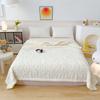 A Tapestry Blanket Polyester Wool Blanket Thickened Warm Leisure Office Nap Blanket Soft Breathable Bedspread Bedclothes
