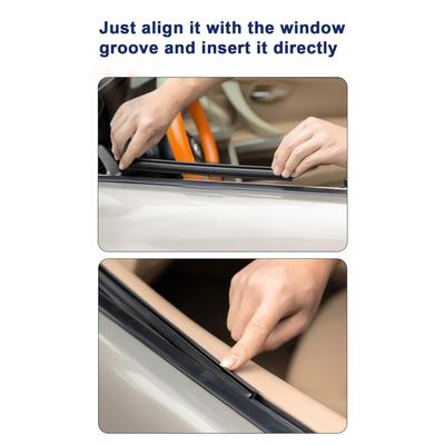Rubber Wiper Strip Refill Quiet Precise Part Automotive Replacement Wiper Strip For Family Vehicle SUVs Car Indoor Outdoor