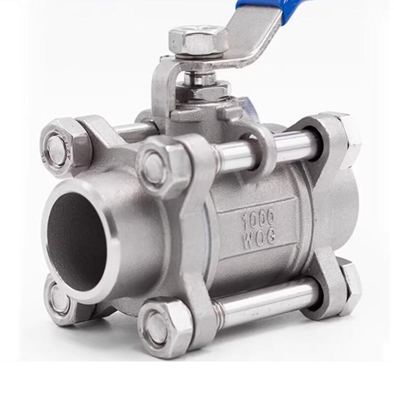 Runqinghe 304 Stainless Steel 3-Piece Internal Thread Ball Valve