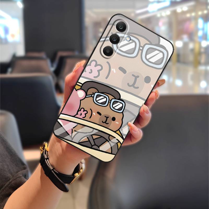 TPU Back Cover Phone Case For Samsung Galaxy M56 5G/SM-M566B Anti-knock Soft case Durable Graffiti Couple Phone Pouch
