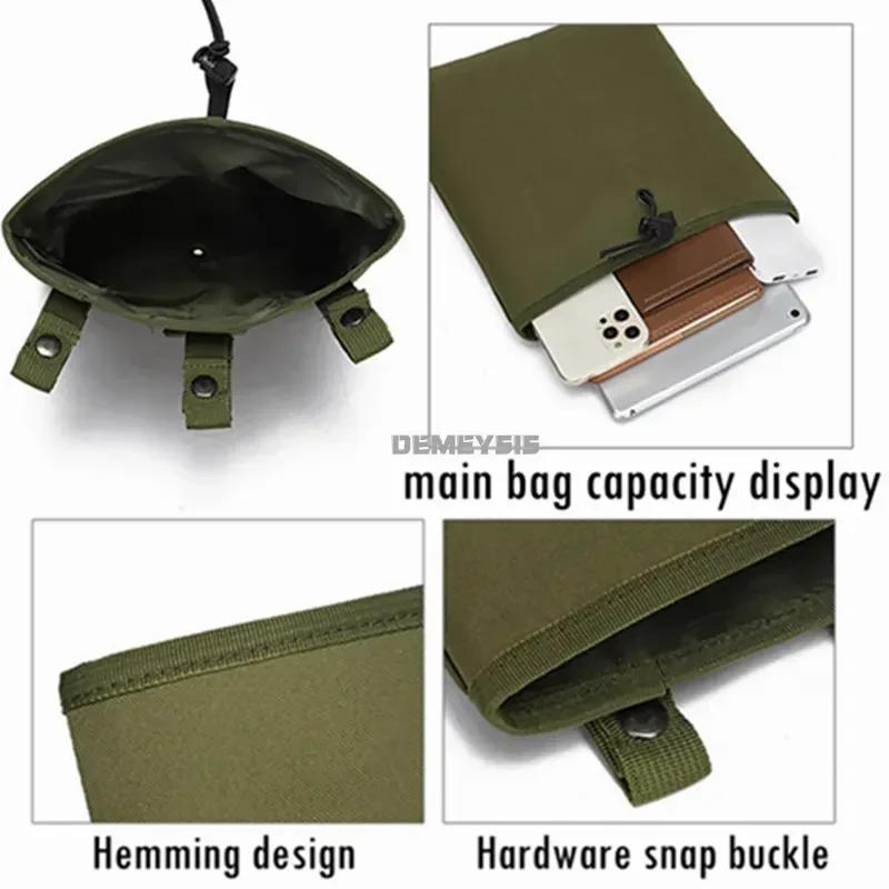 Molle Dump Magazine Pouch Mag Drop Pouches Hunting CS Gun Ammo EDC Bag Recycling Storage Bag