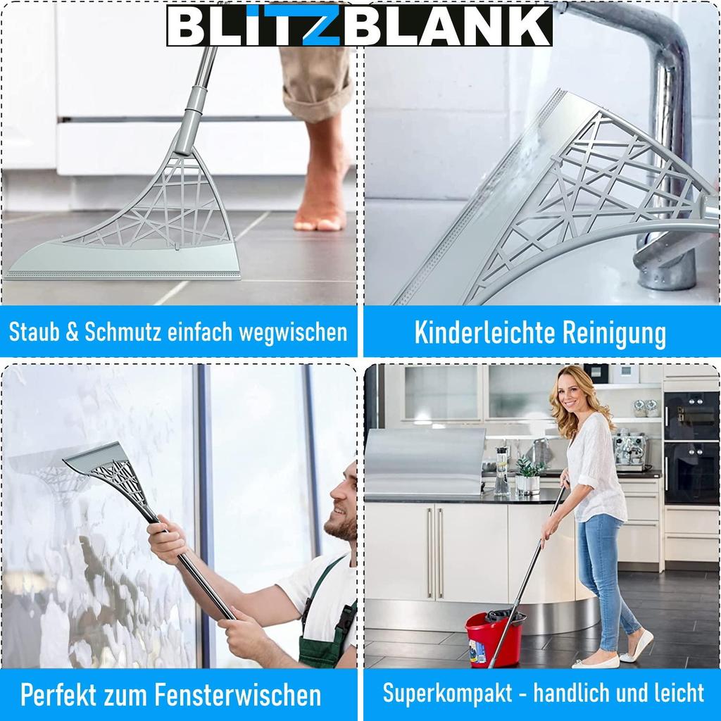 BLITZBLANK Magic Broom Silicone Sweeping Broom Mop Floor Wiper Cleaner