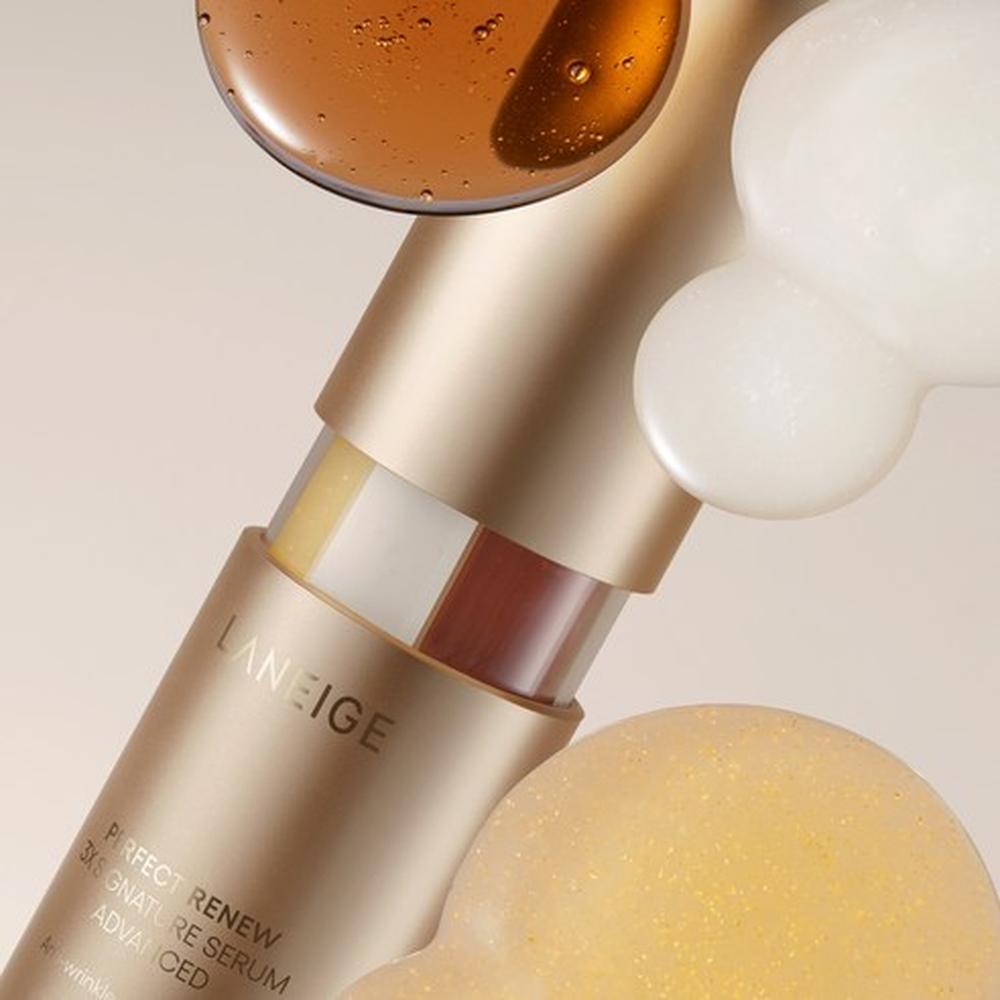 Laneige Perfect Renew 3X Signature Serum Advanced 40ml – Firming Anti-Ageing Serum, Peptide Complex, Wrinkle Care, Korean